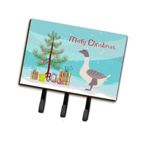 Carolines Treasures Buff Grey Back Goose Christmas Leash or Key Holder BB9268TH68